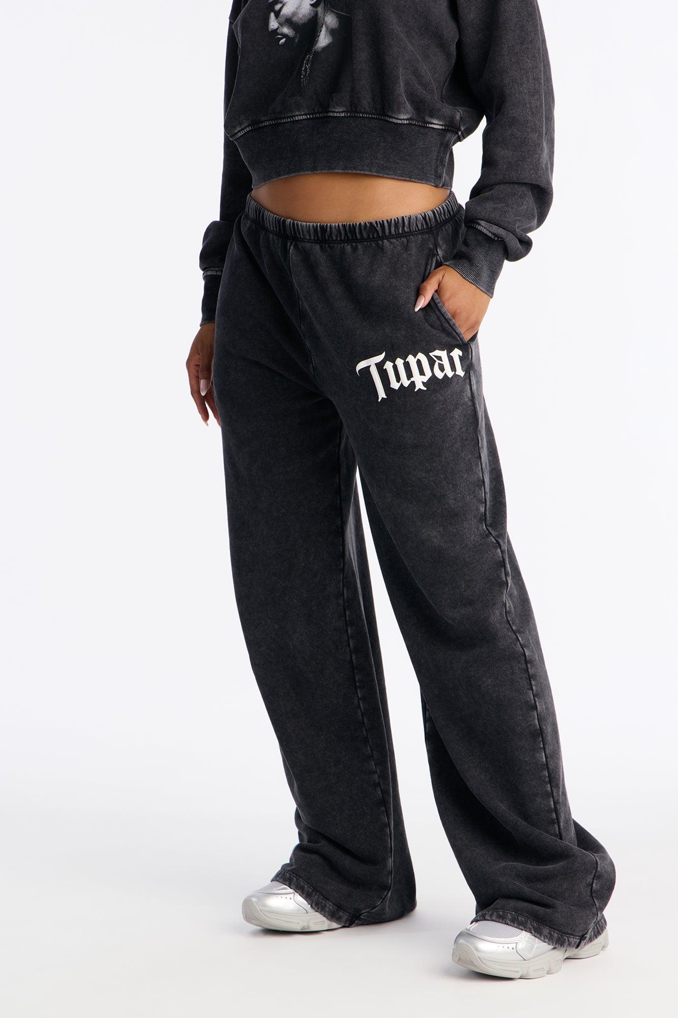 Tupac Washed Lounge Pant - Black Female Product Image