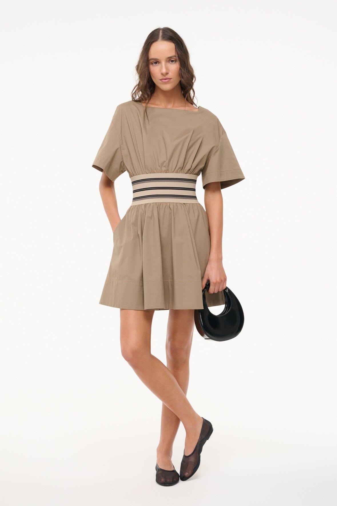 AMY MINI DRESS | TAUPE Product Image