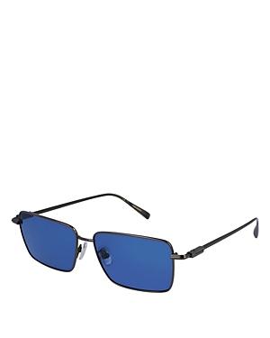 Mens Gancini Evolution Metal Rectangle Sunglasses Product Image