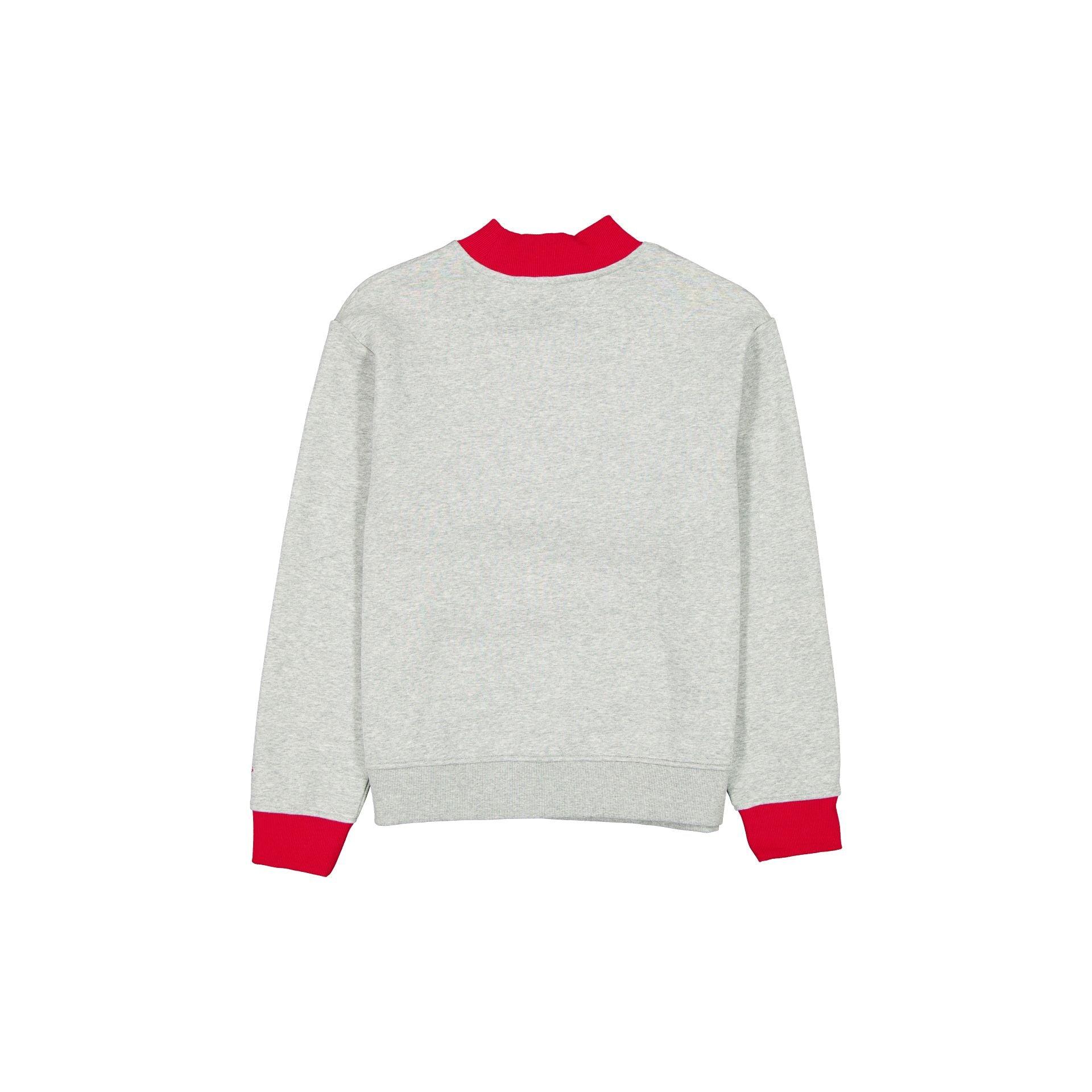 Detroit Red Wings Throwback Prep Women's Mockneck Sweatshirt Female Product Image