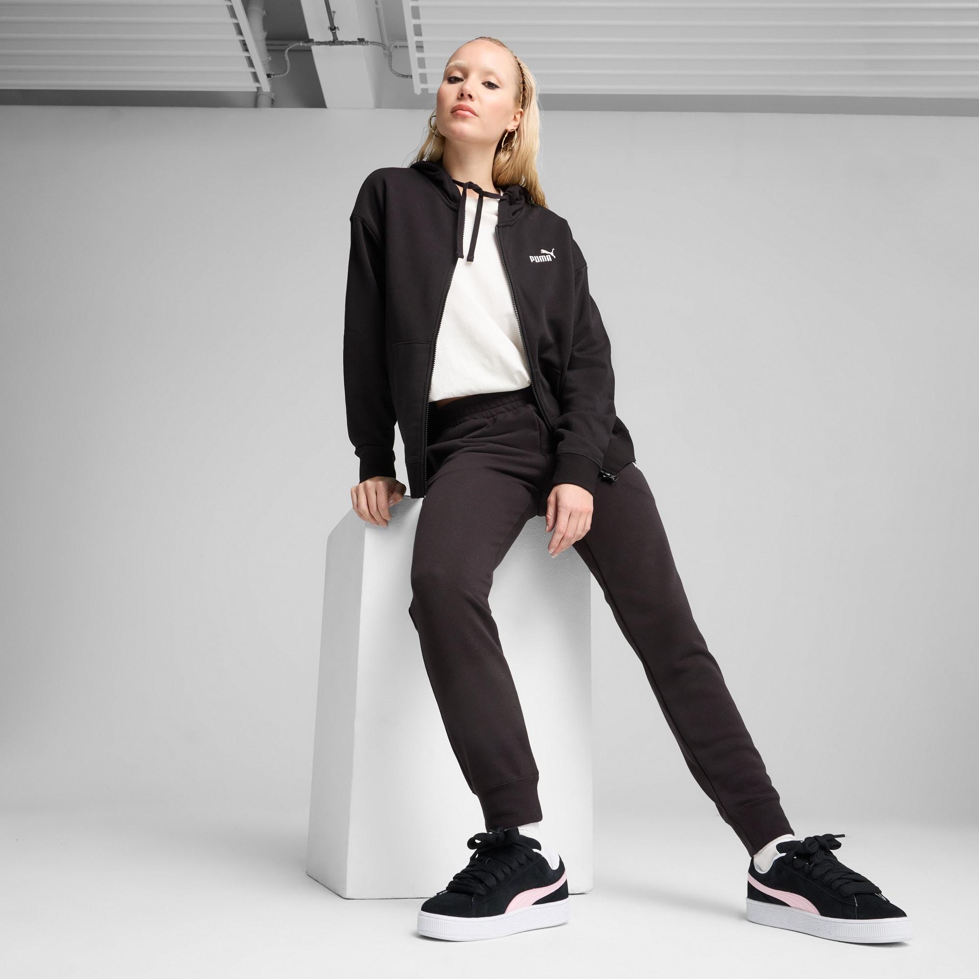 Essentials Small No. 1 Logo French Terry Women's Comfort Full-Zip Hoodie Product Image