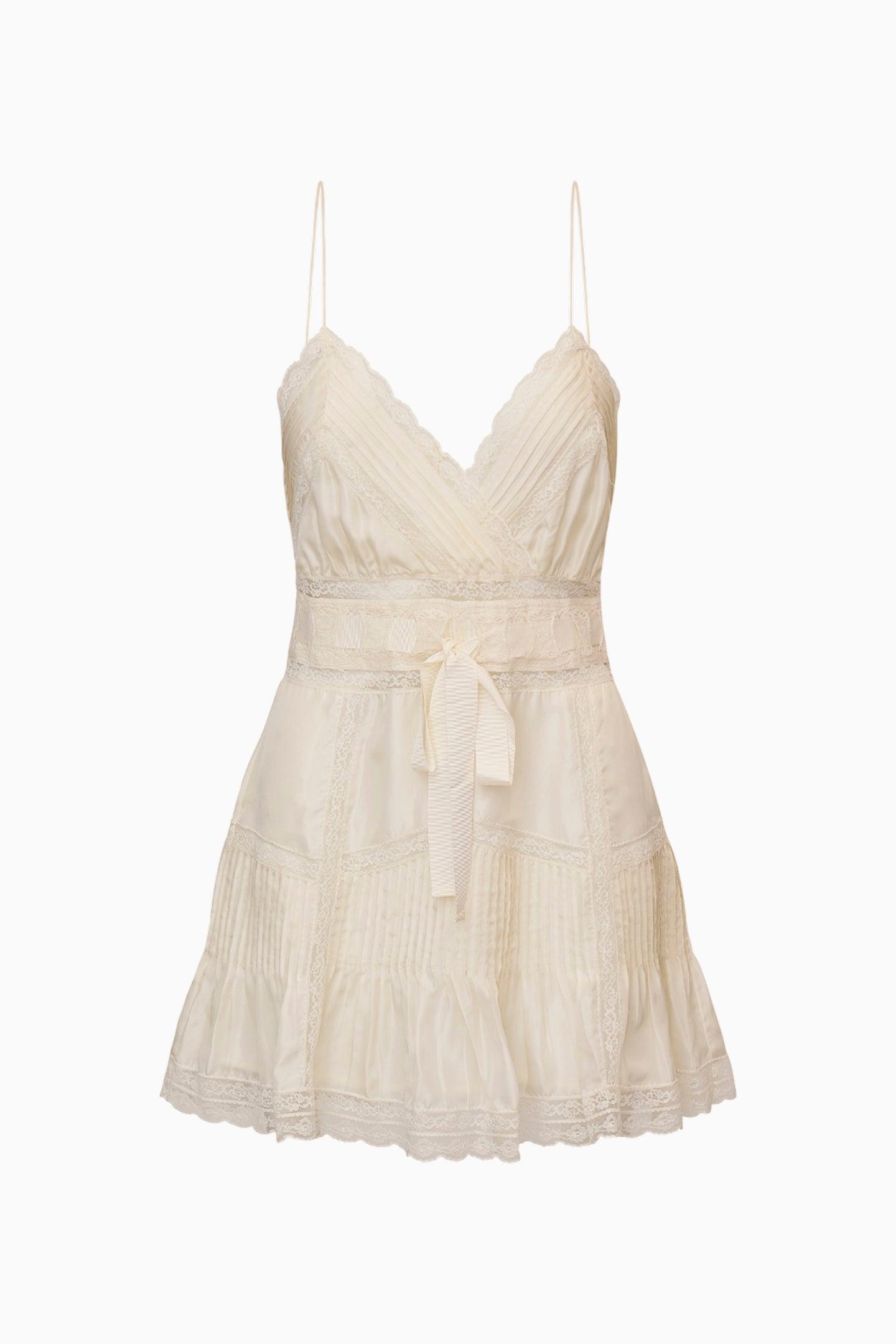Sibelle Silk Ribbon Mini Dress Product Image