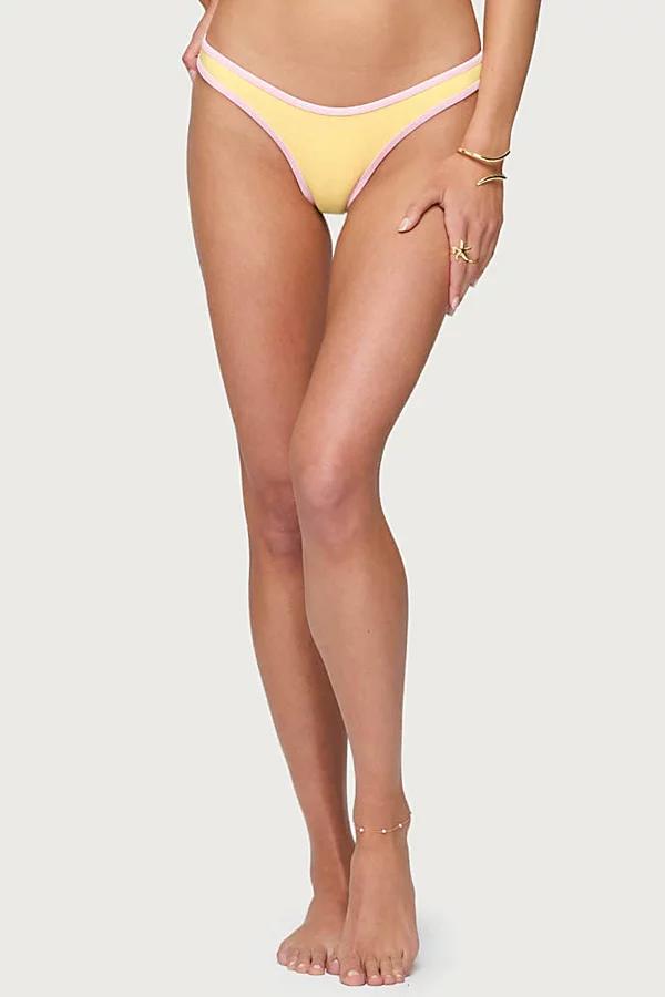 Edikted Dina Contrast Bikini Bottom Womens at Urban Outfitters Product Image