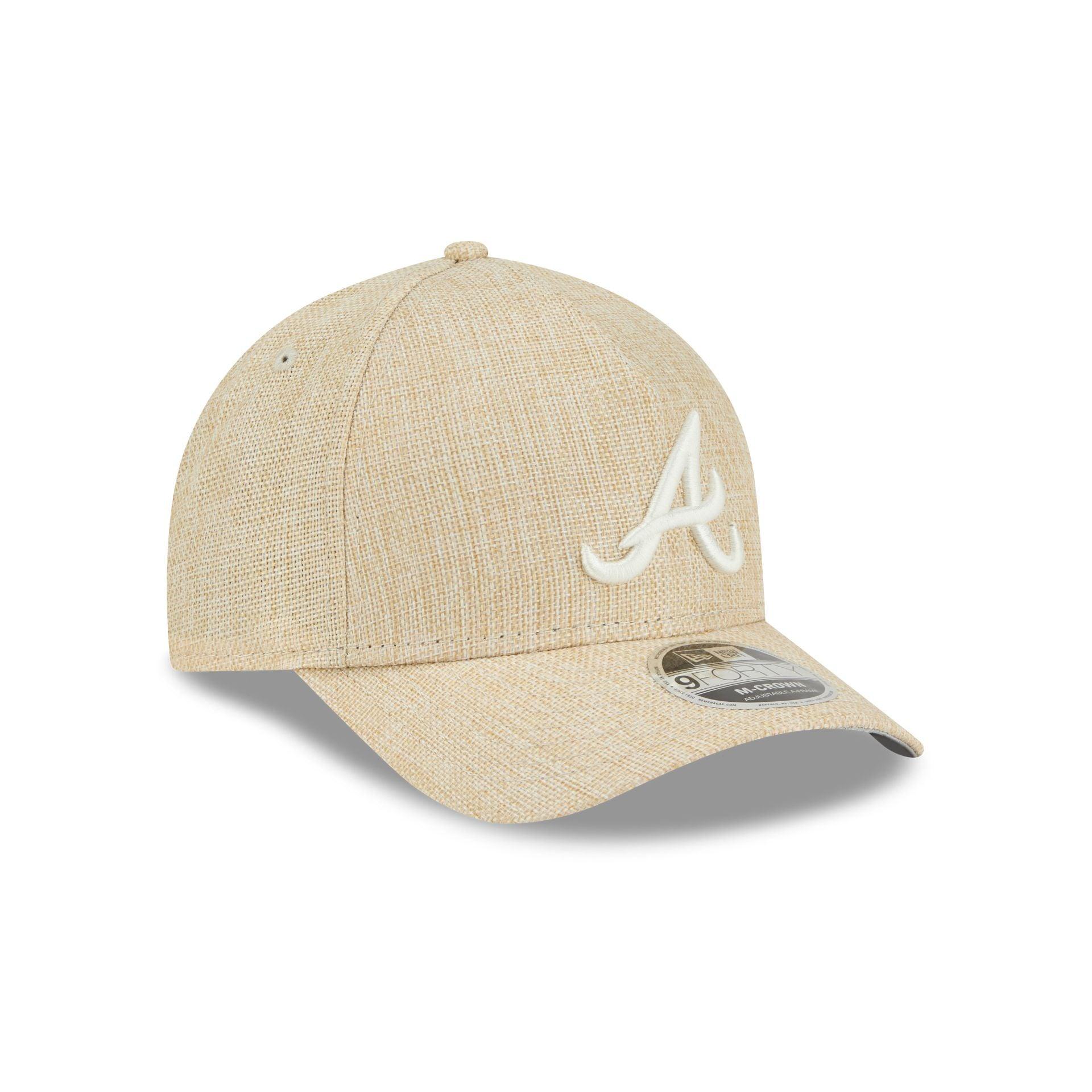 Atlanta Braves Cotton Weave Stone 9FORTY M-Crown A-Frame Snapback Hat Male Product Image