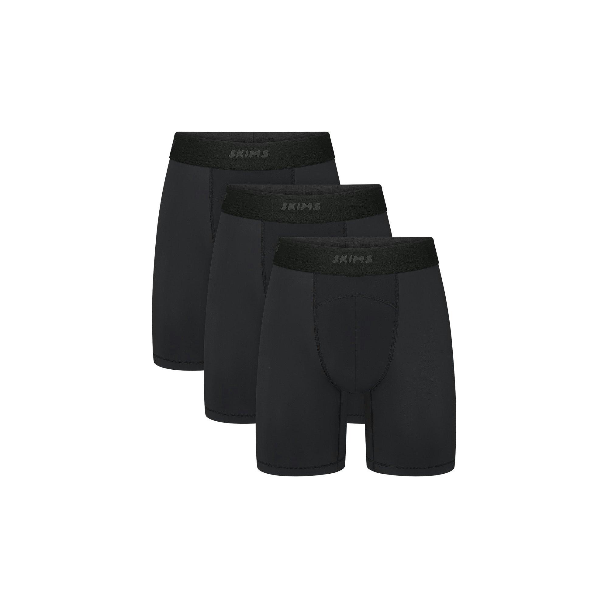 SKIMS FLEX MENS 7" BOXER BRIEF 3-PACK | OBSIDIAN Product Image