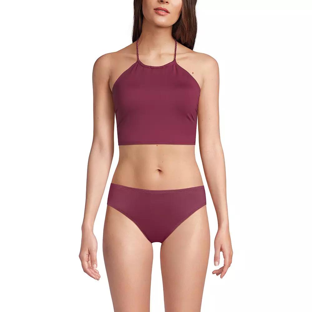 Women's Lands' End High Neck Halter Swim Top,  Product Image