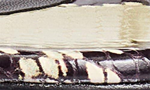 KHAITE Loop Snake-effect Leather Sandals In Beige Comb Product Image