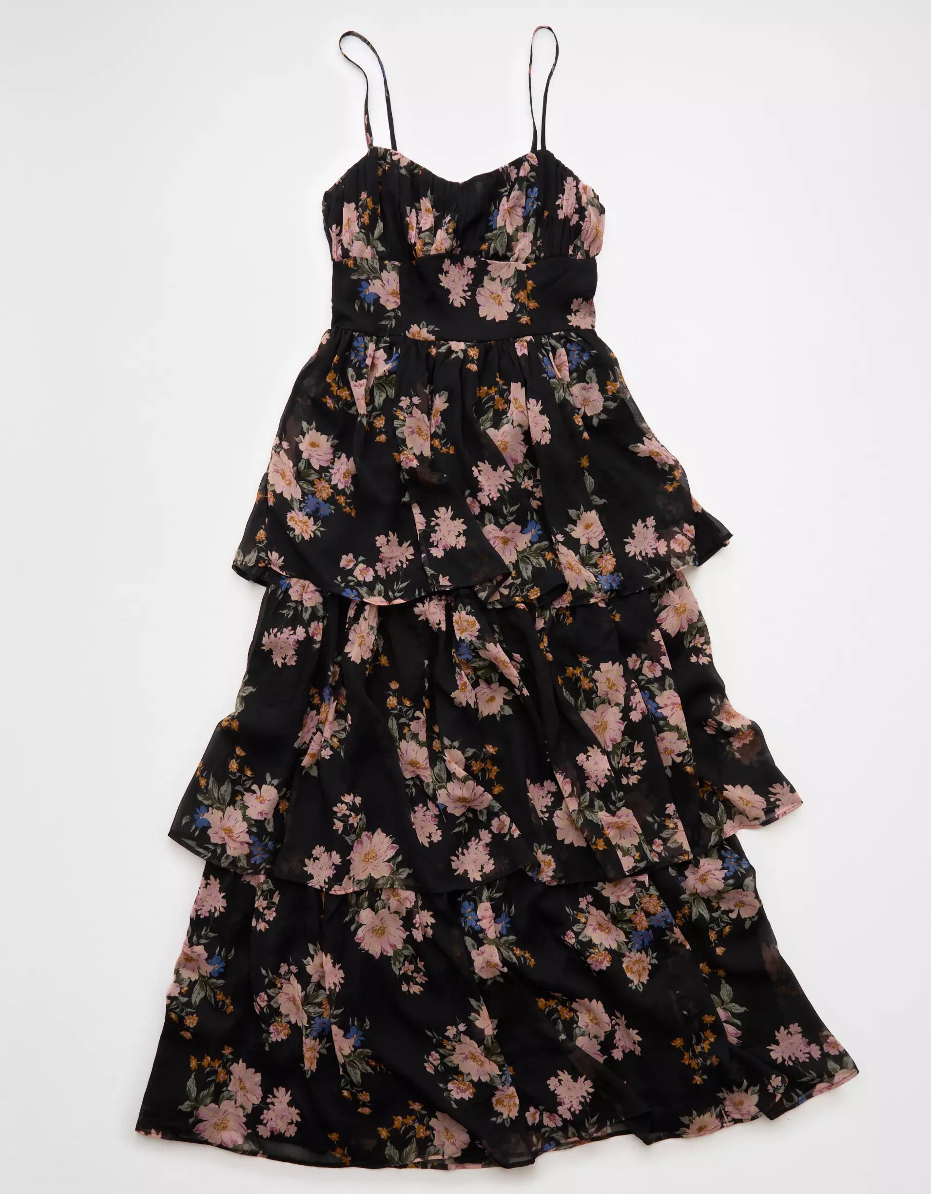 AE Sweetheart Tiered Maxi Dress Women's Product Image