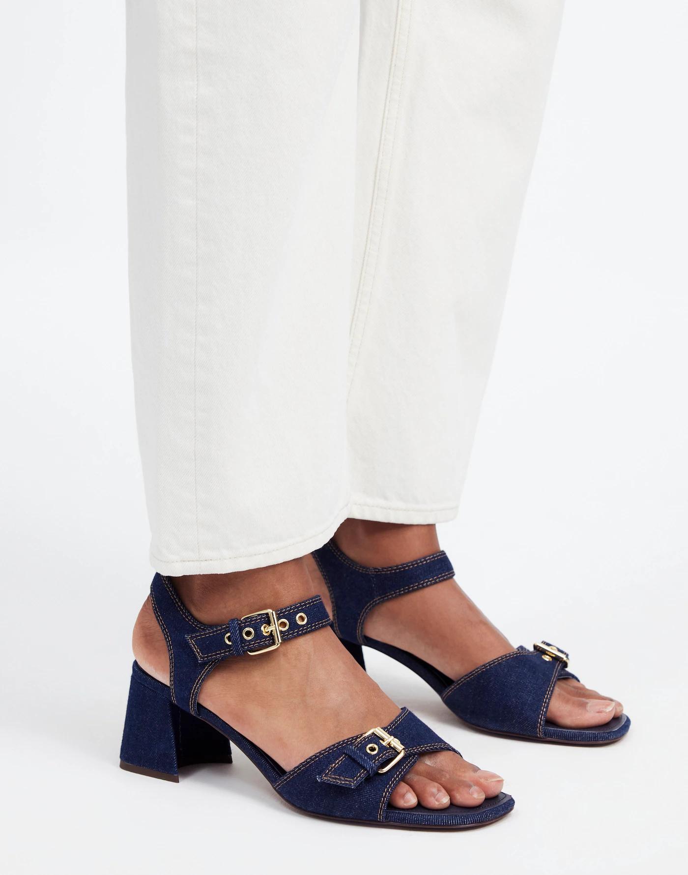 The Neeka Ankle-Strap Heeled Sandal Product Image