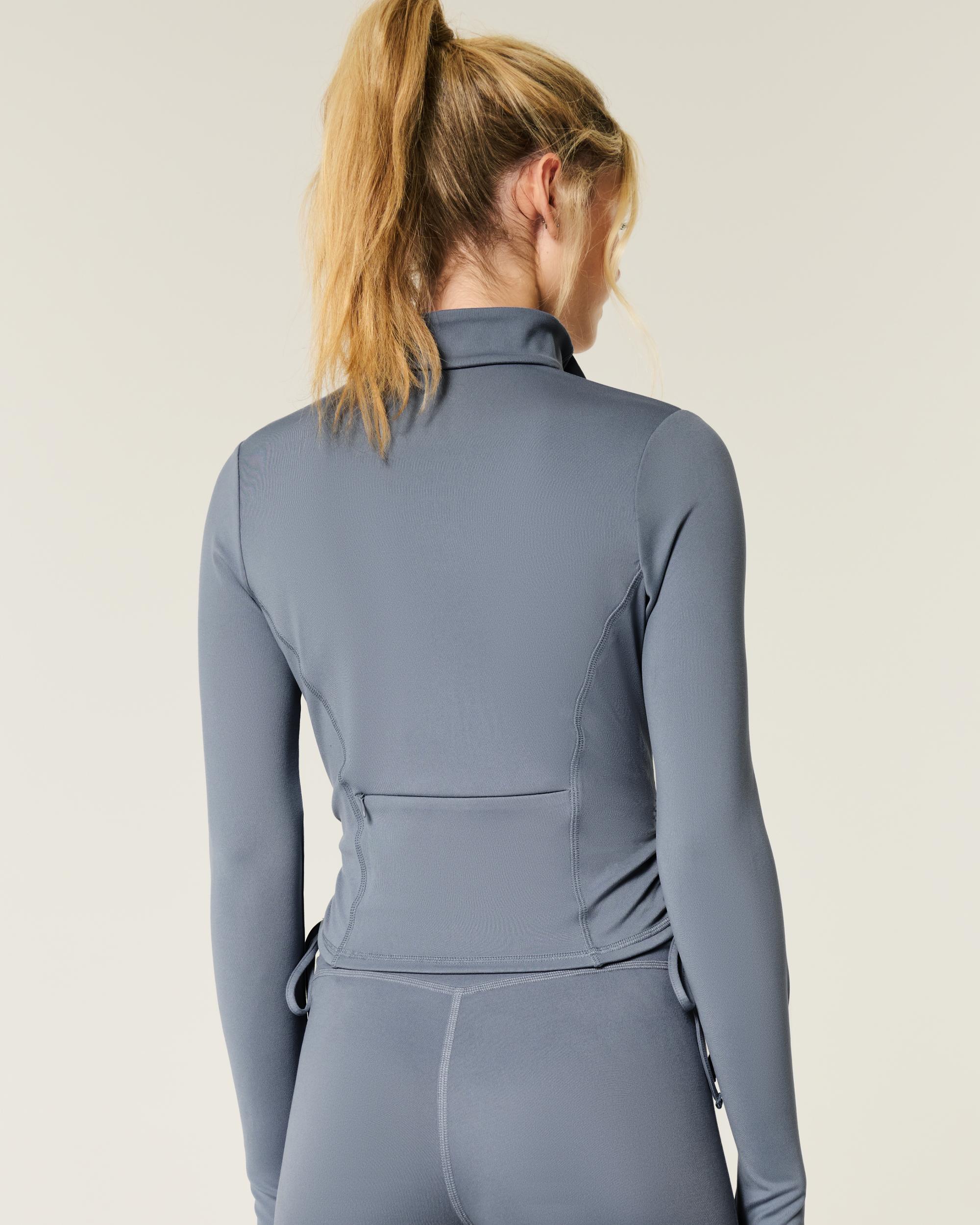 Gilly Hicks Active Recharge Side-Tie Zip-Up Jacket Product Image