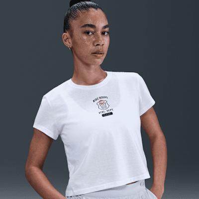 Nike Womens Club Cropped T-Shirt | IM7735-085 Product Image