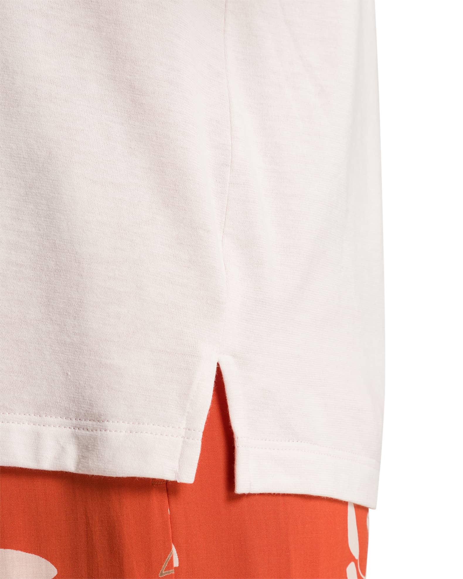 V-Neck Sleep and Lounge Cotton T-Shirt Product Image