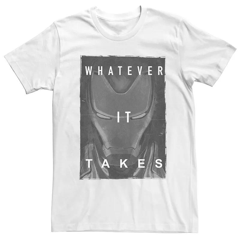 Men's Marvel Iron Man "Whatever It Takes" Poster Tee,  Product Image