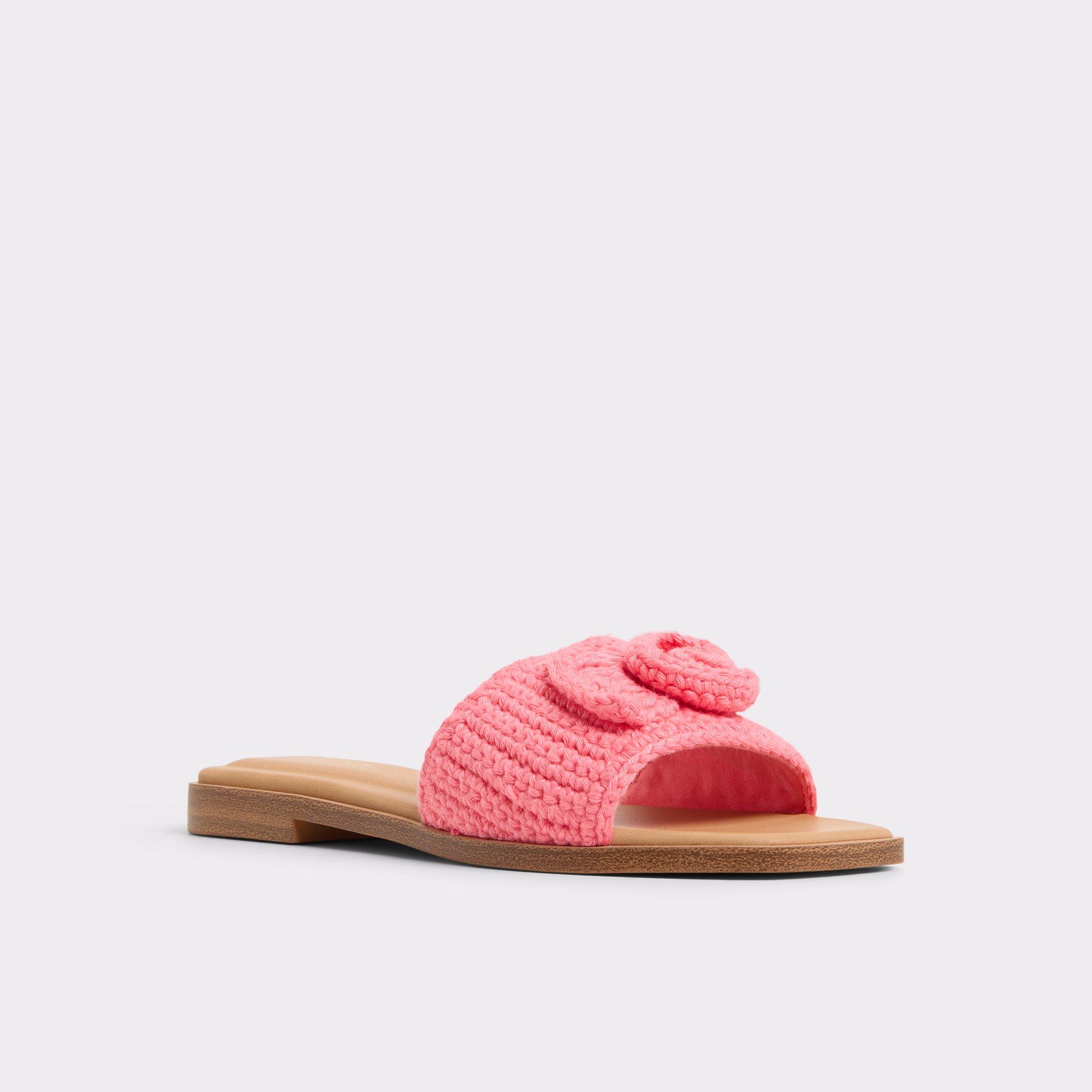 Sabbia Medium Pink Women's Flat Sandals | ALDO US Product Image