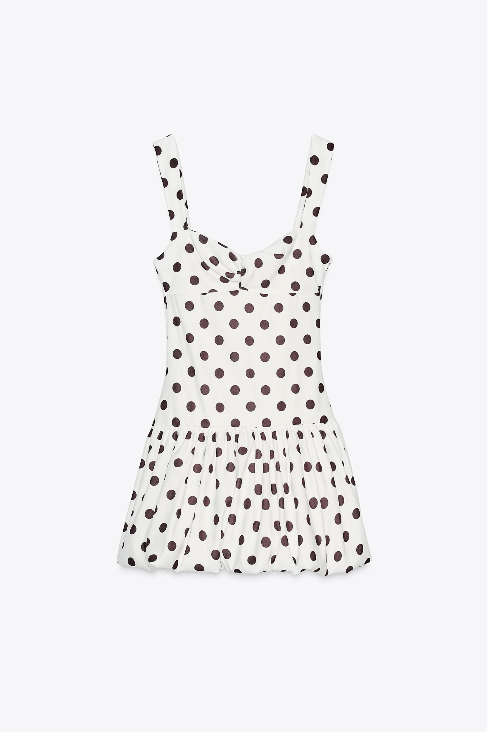 POLKA DOT BALLOON DRESS Product Image