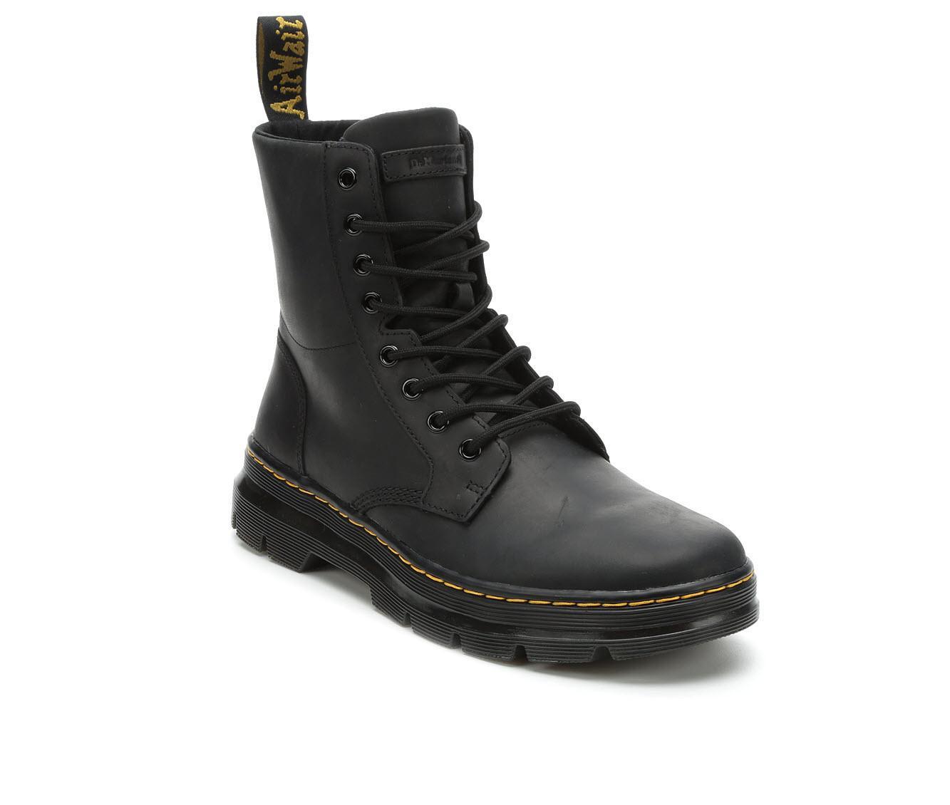 Men's Dr. Martens Combs Leather Combat Boots Product Image