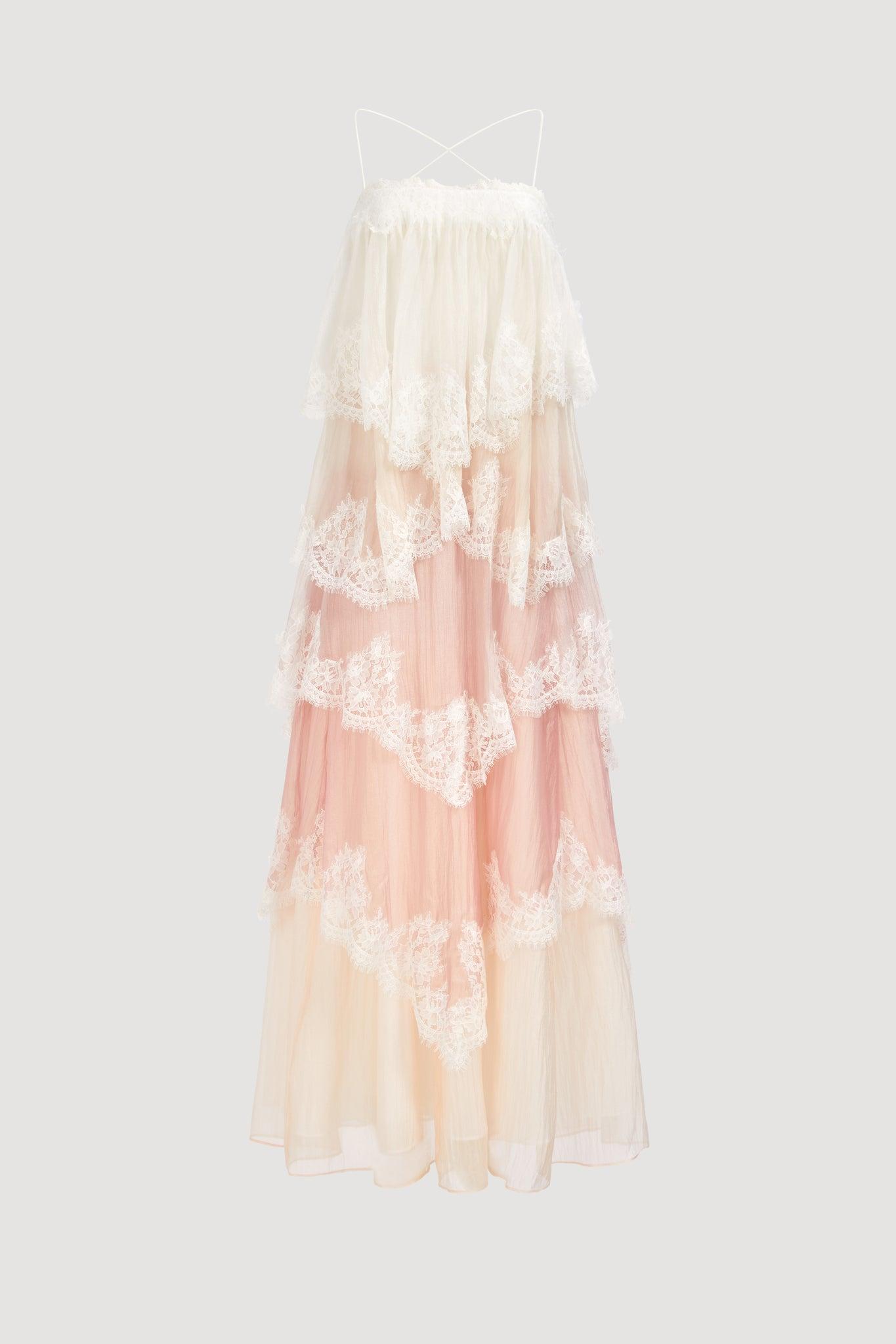 Ophelia Lace Gown-MULTI / 4 Product Image