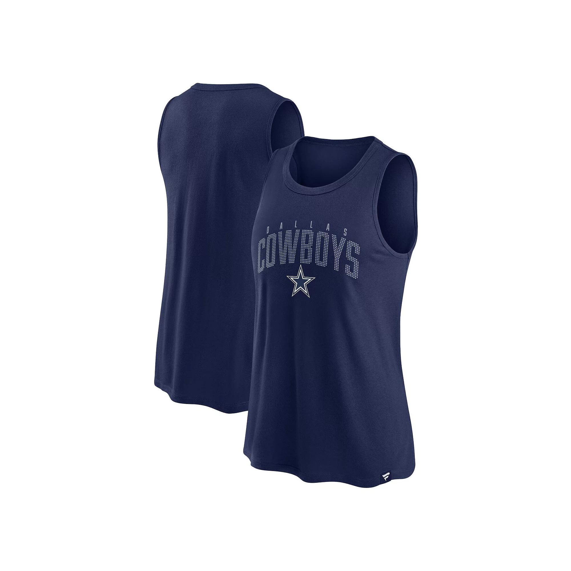Women's Fanatics Branded Navy Dallas Cowboys Classic Rhine Tank Top, Size: Small, Blue Product Image