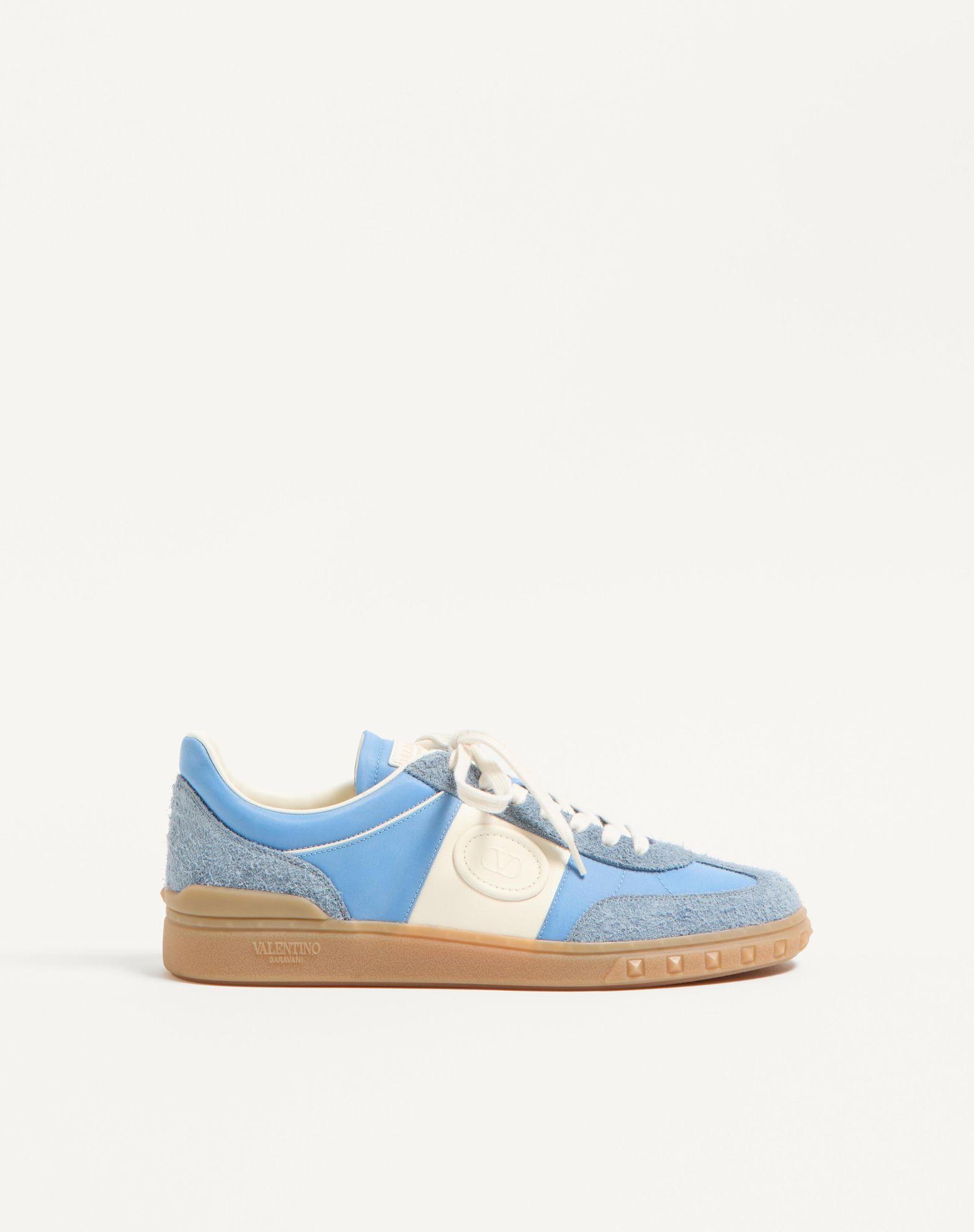 Upvillage Low Top Sneaker In Crust Leather And Nylon Product Image