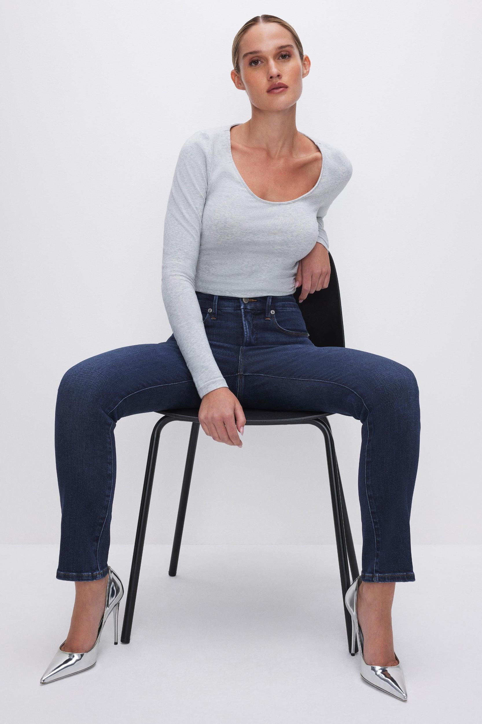 SOFT-TECH GOOD CLASSIC SLIM STRAIGHT JEANS | INDIGO572 Product Image