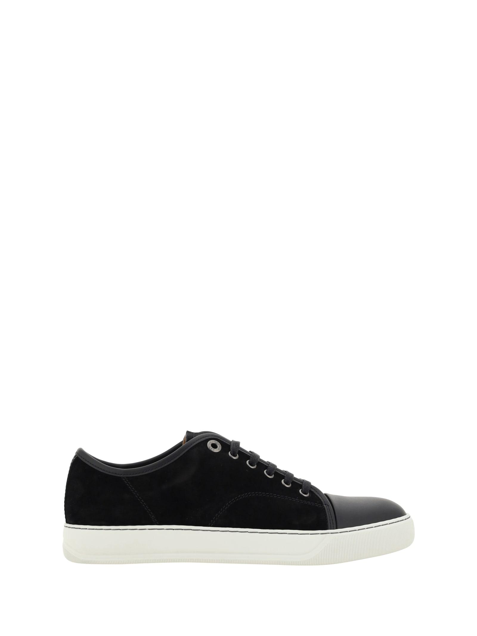 Black DBB1 Suede & Patent Leather Sneakers Product Image