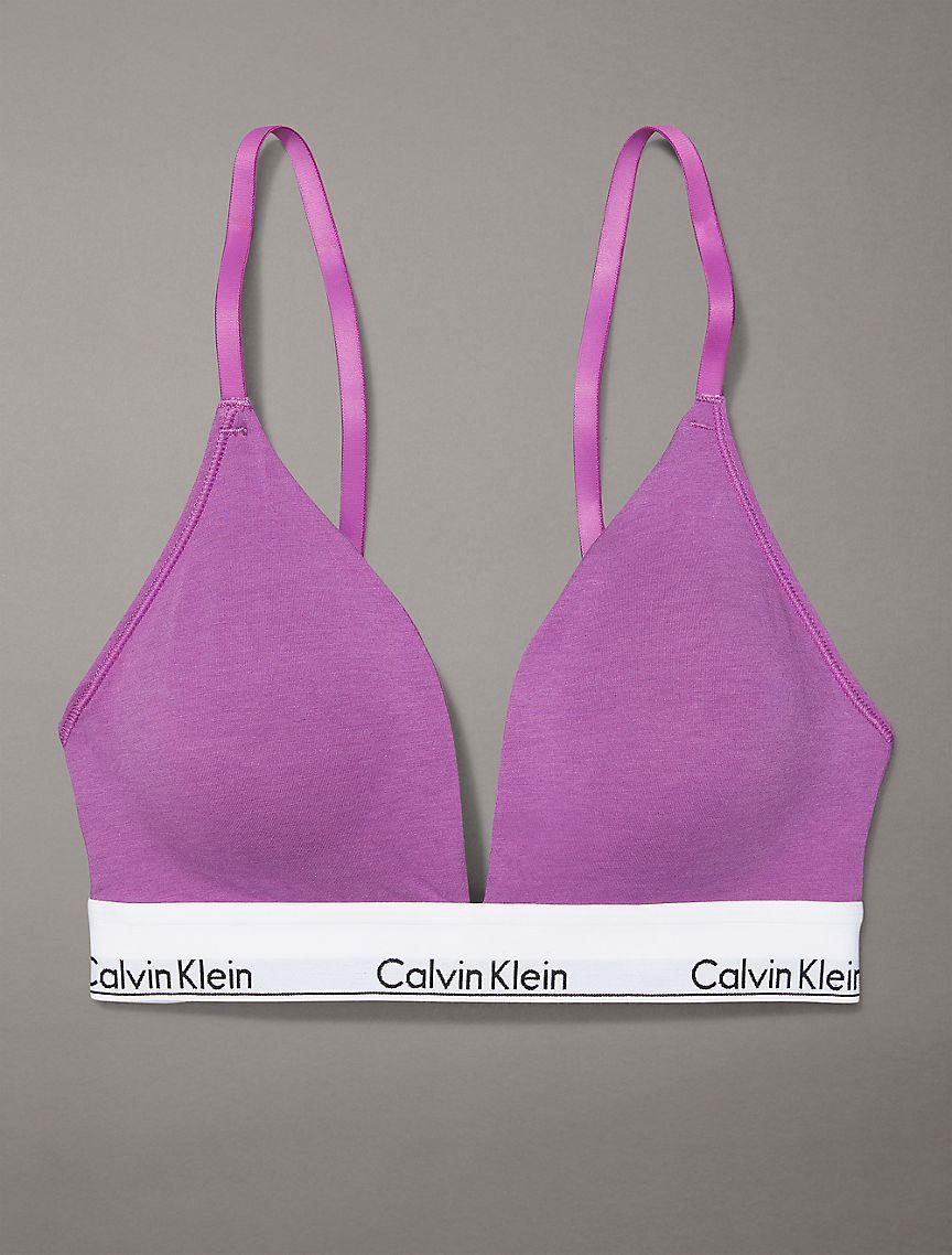 Icon Cotton Modal Lightly Lined Triangle Bralette Product Image