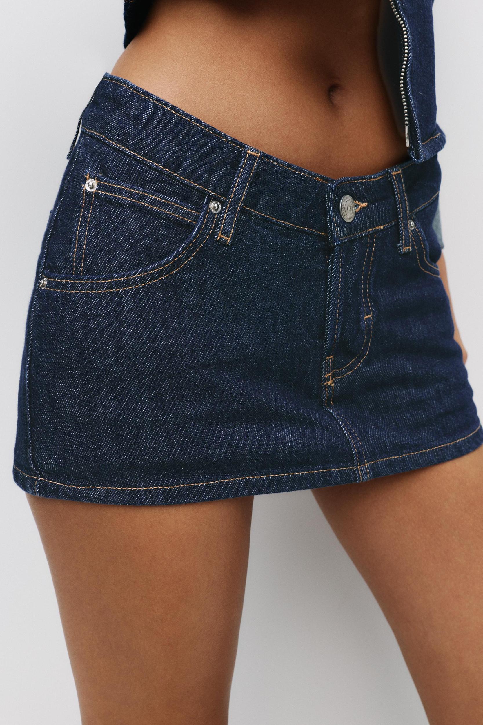 Denim skort Product Image