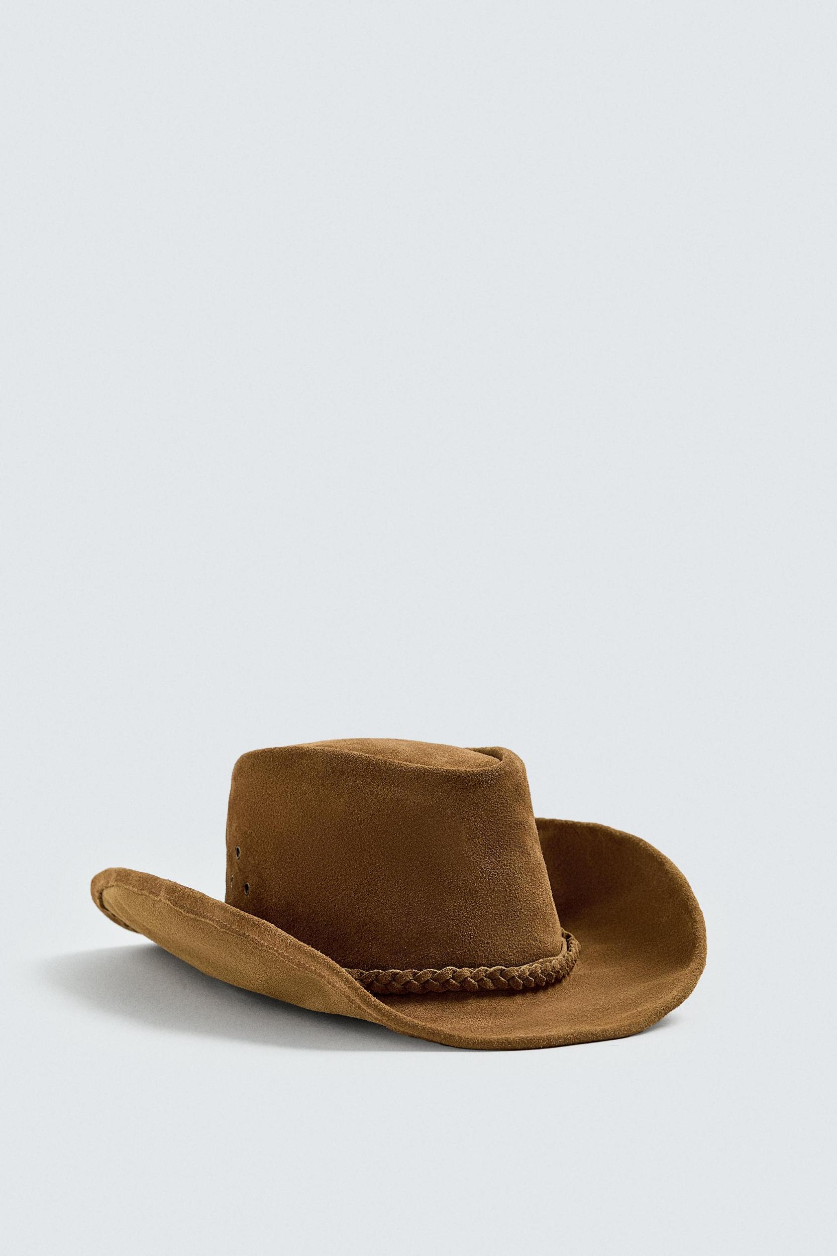 SUEDE LEATHER HAT Product Image