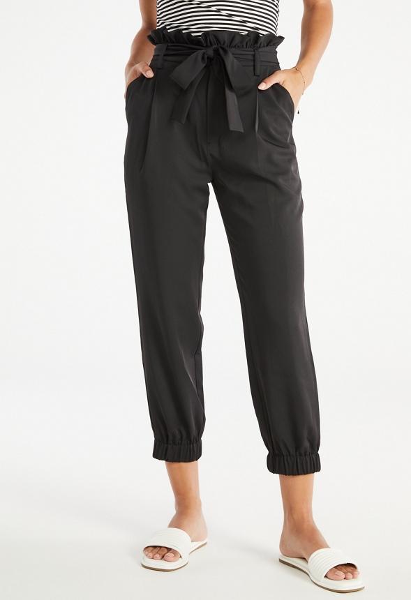 JustFab Margaux Platform Loafer Pump Womens Black/ White Size 8.5 Product Image