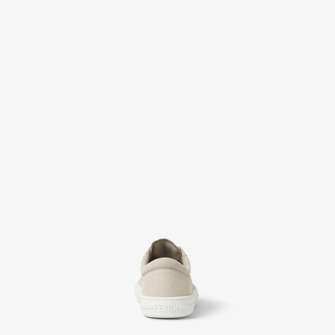 Domino sneakersBeige nubuck leather low-tops Product Image