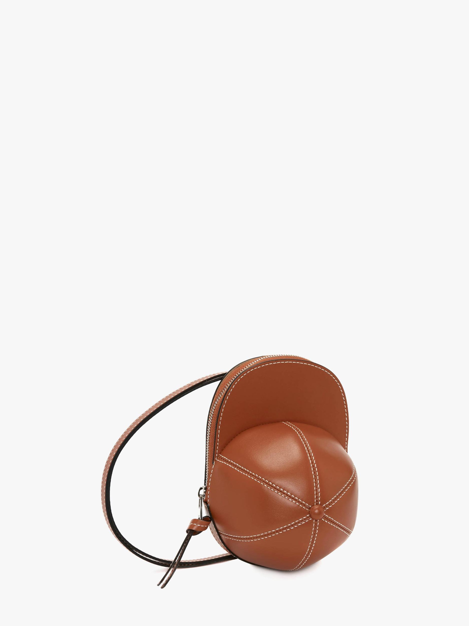 MEDIUM CAP BAG - LEATHER CROSSBODY BAG Product Image