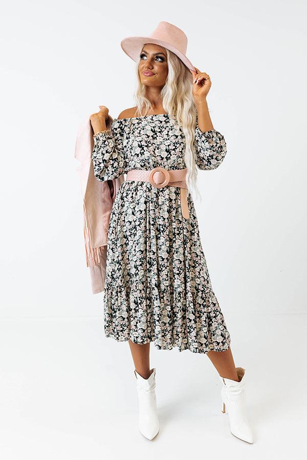 Feel The Beat Floral Midi Product Image