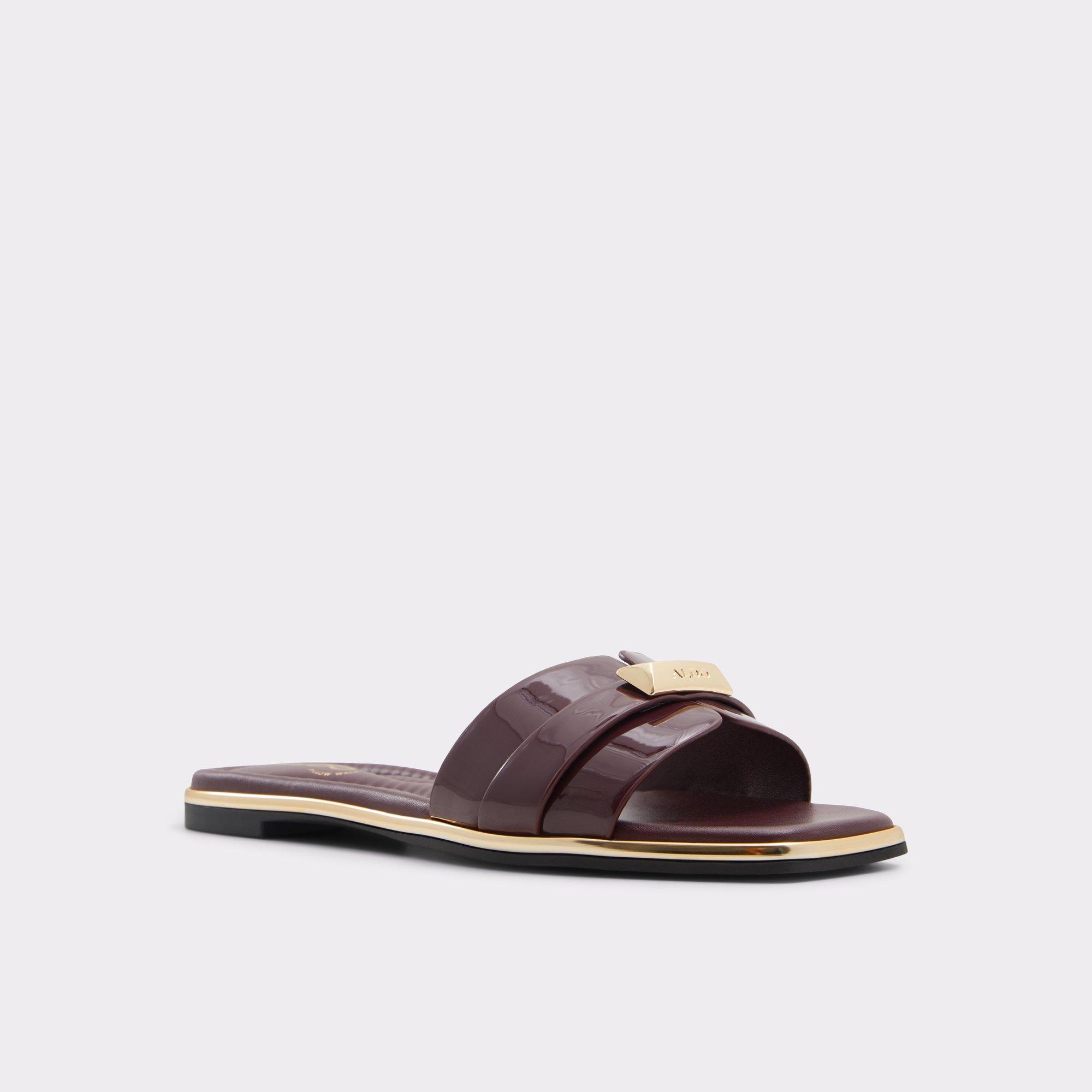 Darine Bordo Women's Flat Sandals | ALDO US Product Image