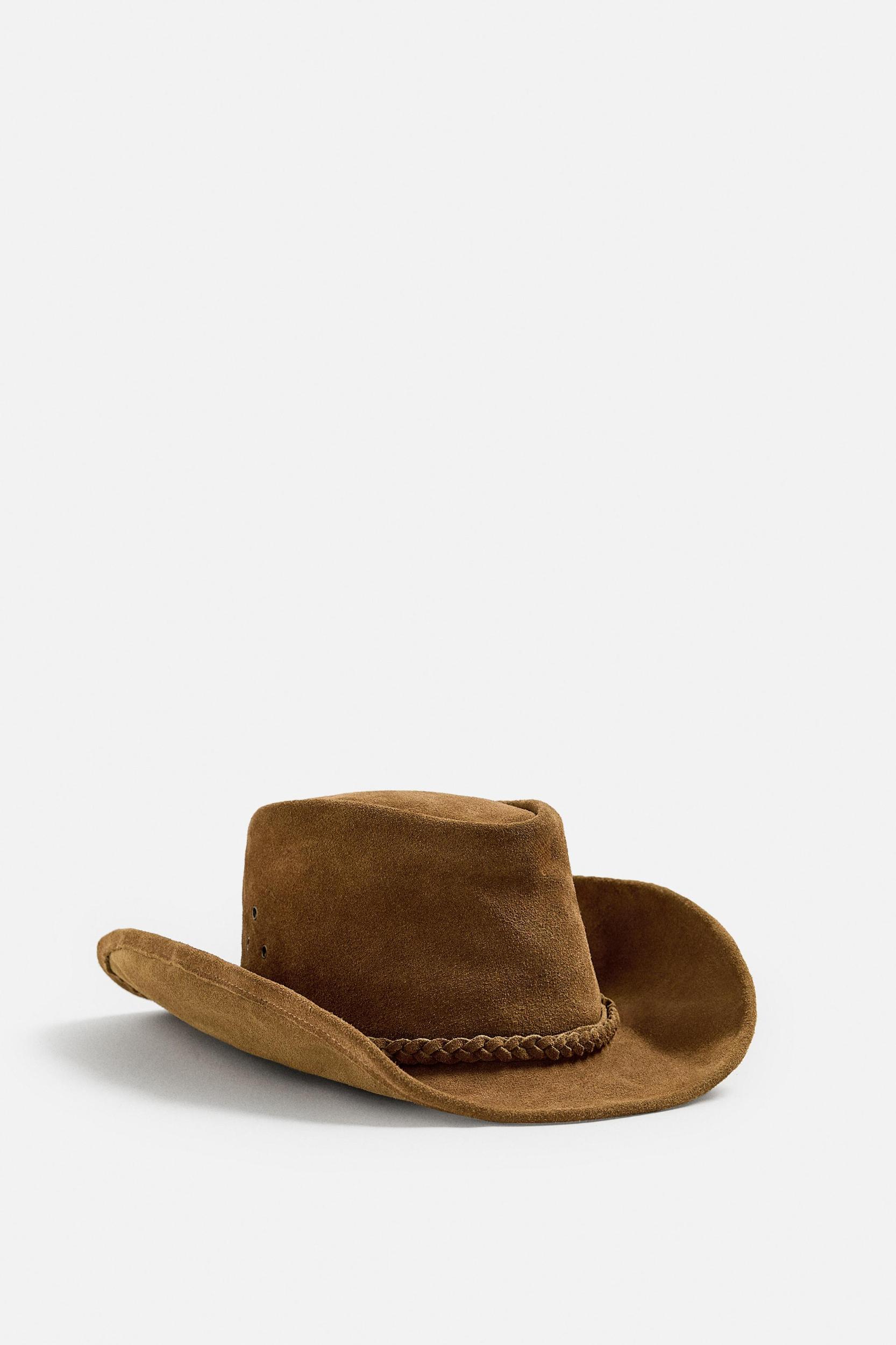 SUEDE LEATHER HAT Product Image