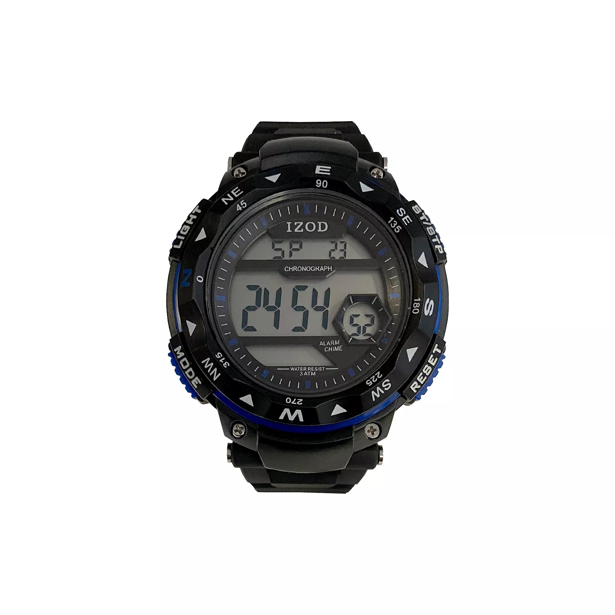 IZOD Men's Black Digital Watch - IZO7012KL Product Image