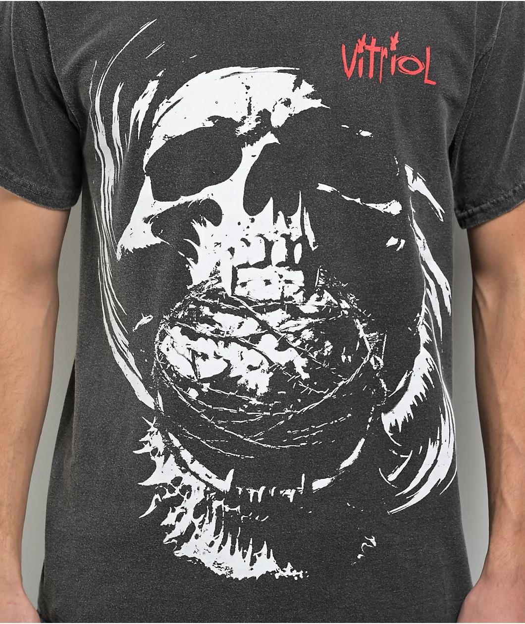 Vitriol Desecration Black Wash T-Shirt Product Image
