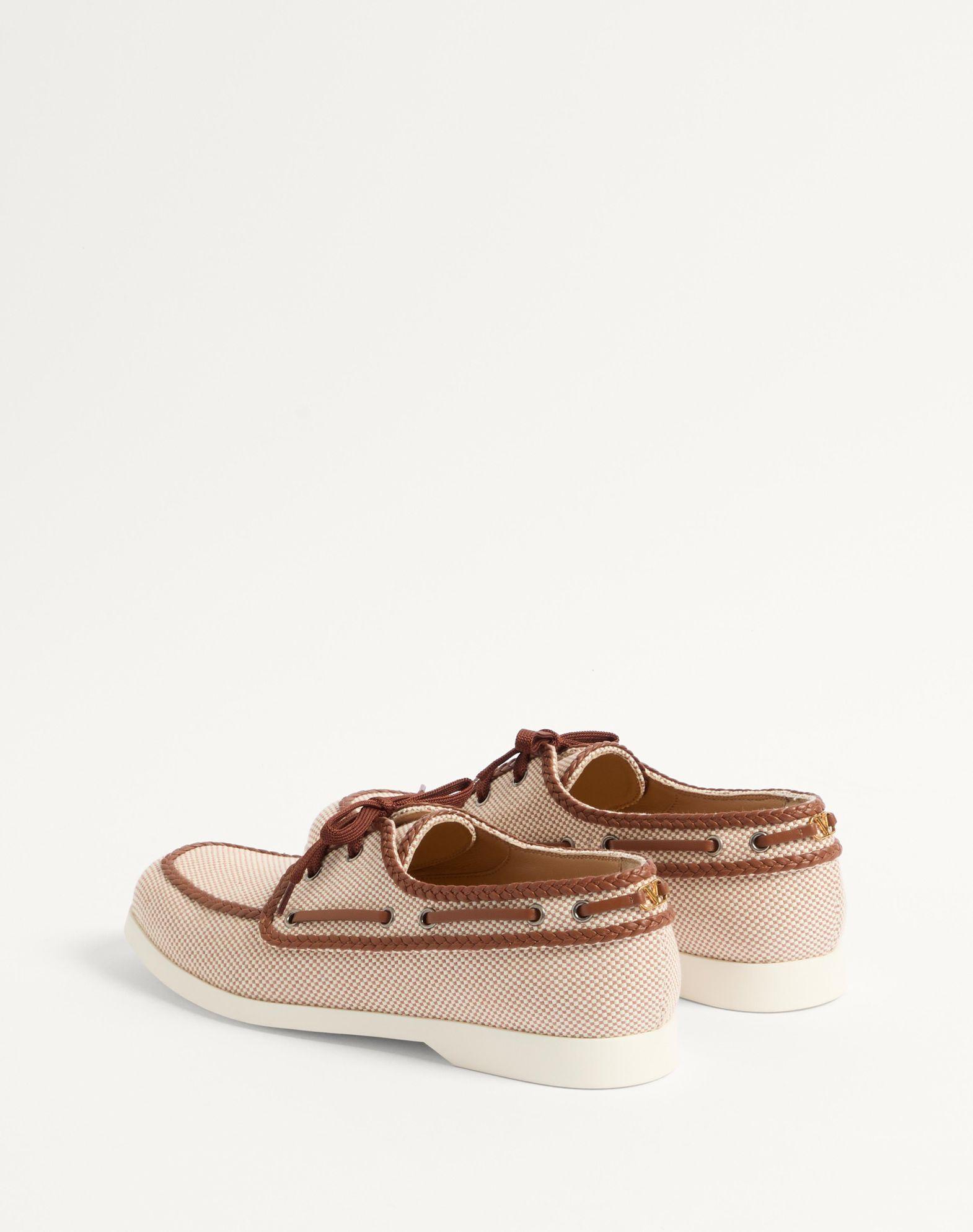Palm Avenue Canvas And Nappa Boat Shoe Product Image