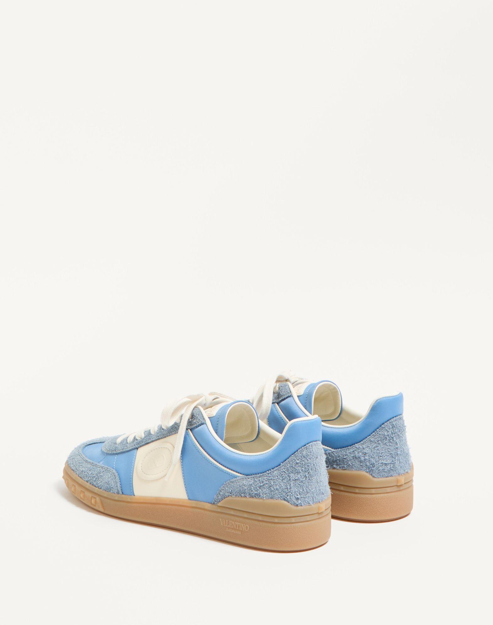 Upvillage Low Top Sneaker In Crust Leather And Nylon Product Image