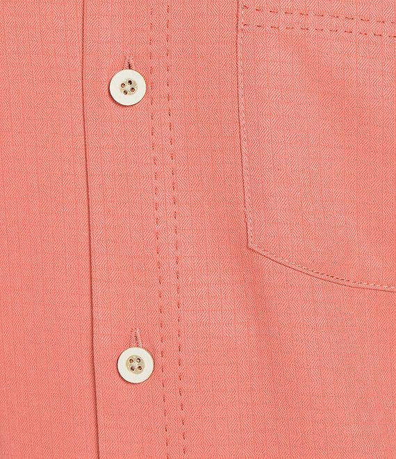 Tommy Bahama IslandZone Coastal Breeze Tonal Check Short Sleeve Woven Shirt Product Image
