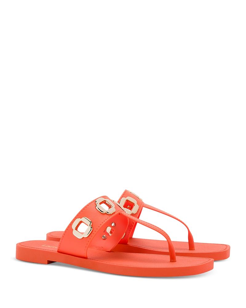 Larroude Womens Milan Grommet Thong Sandals Product Image