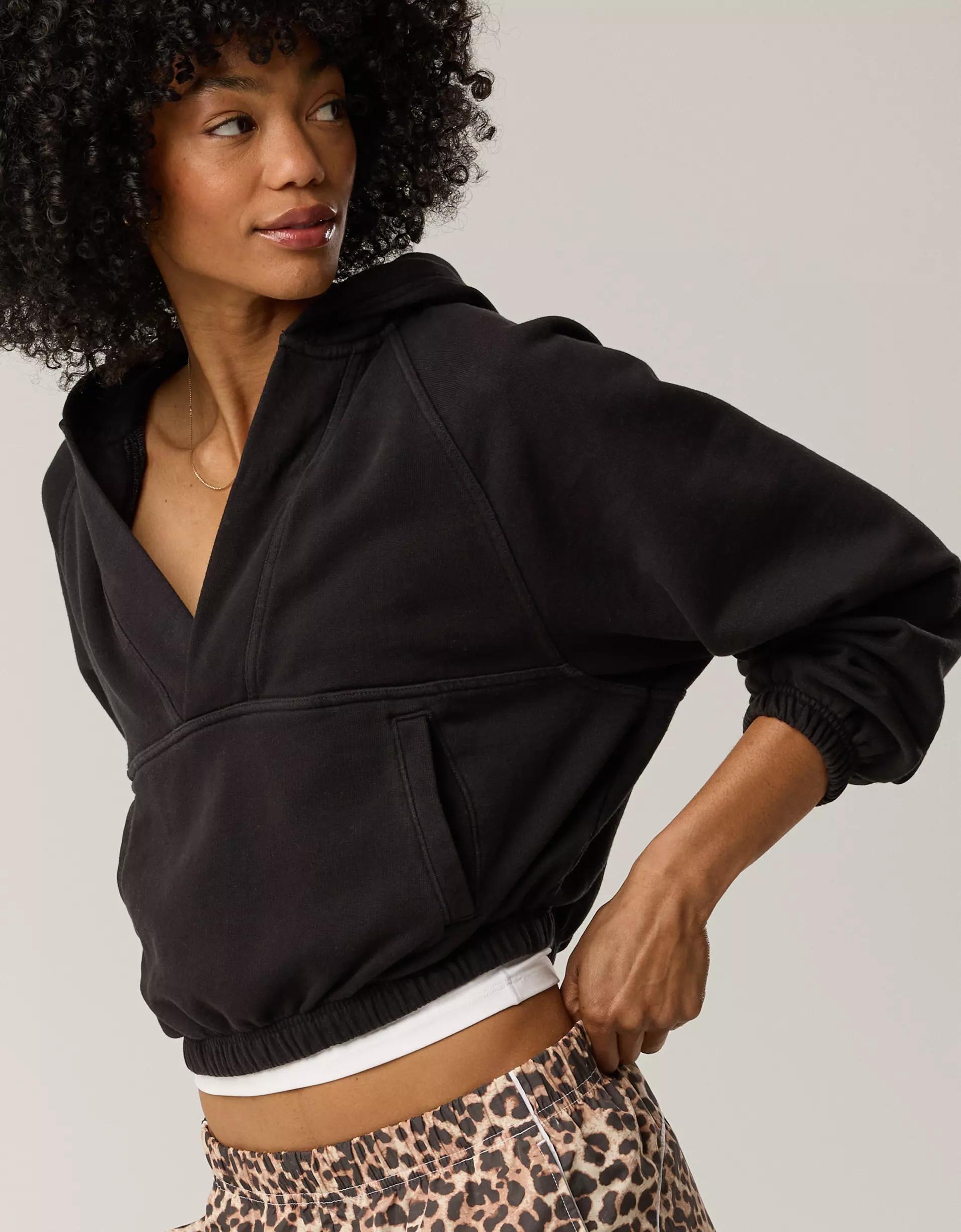 OFFLINE By Aerie Throwback V-Neck Hoodie Product Image