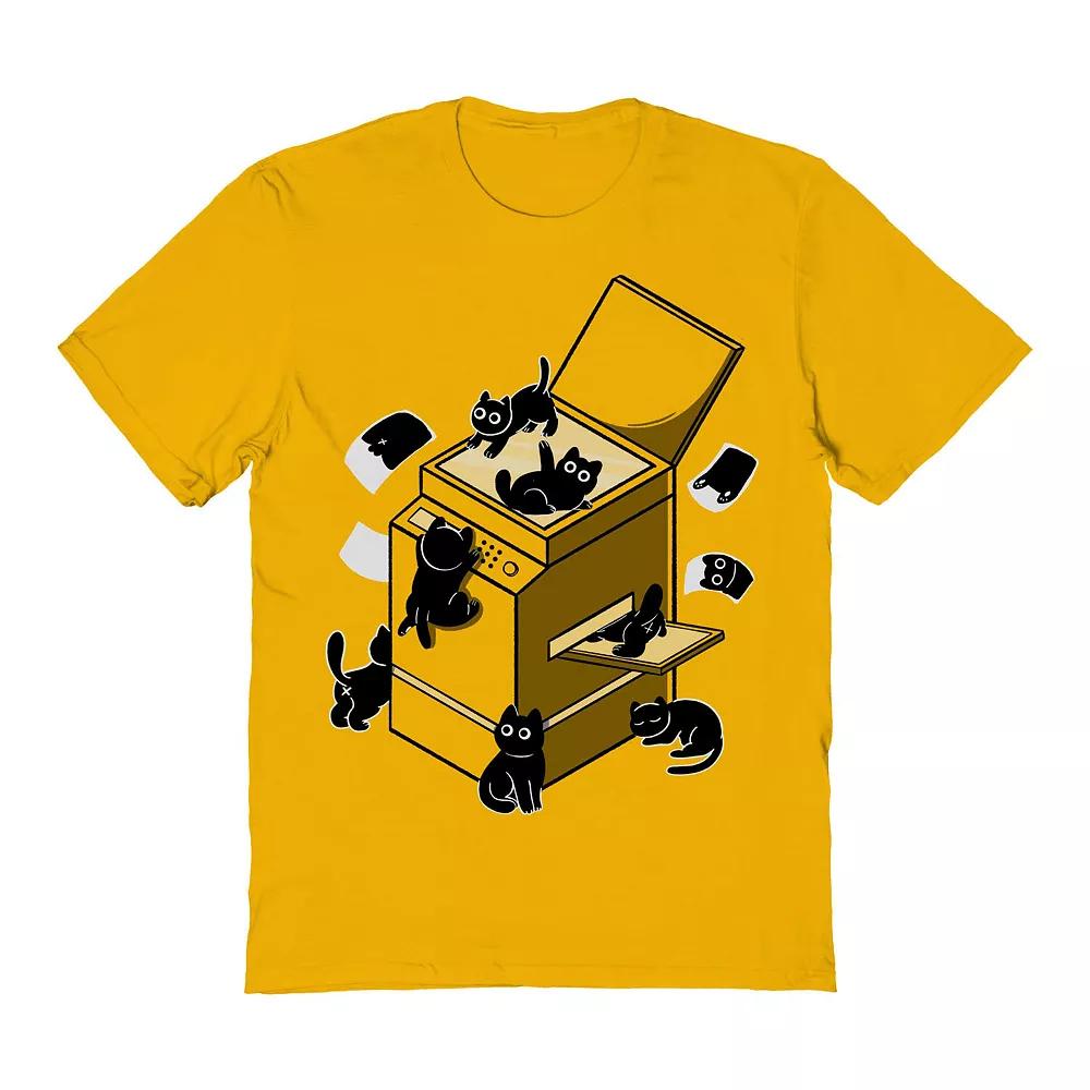 Men's COLAB89 by Threadless Copycat Machine Graphic Tee, Size: Large, Gold Product Image