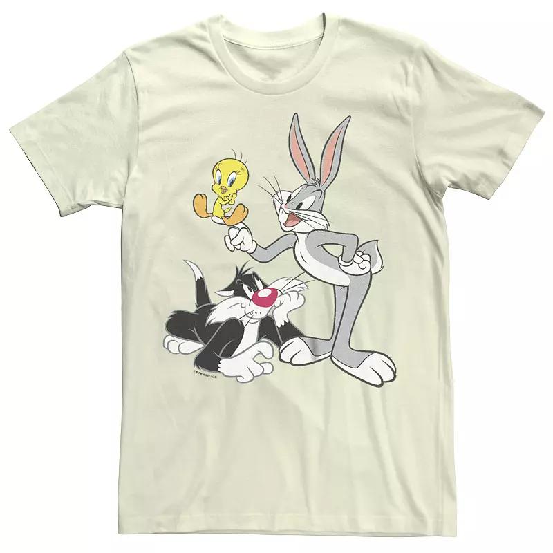 Men's Looney Tunes Bugs Bunny Tweety And Sylvester Graphic Tee,  Product Image