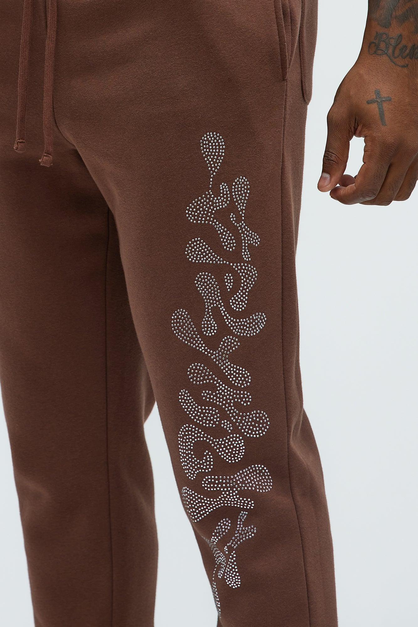Tyson Fly High Oversized Jogger - Brown Product Image