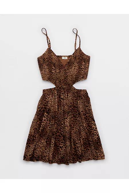 Aerie Smocked Cut Out Mini Dress Women's Product Image
