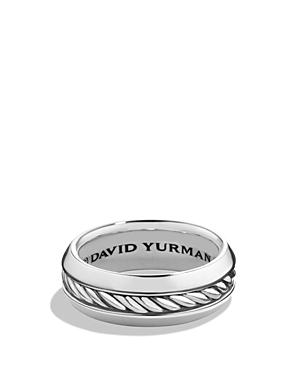 8mm Mens Cable Ring Product Image