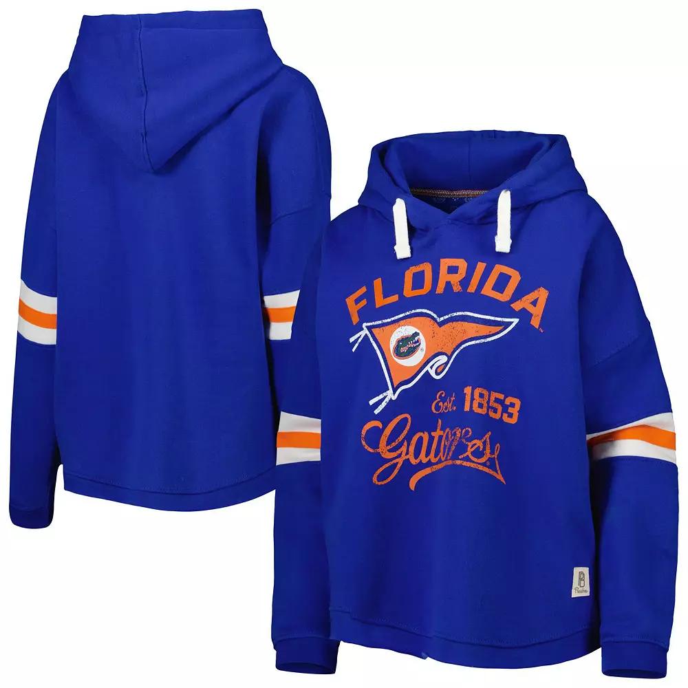 Women's Pressbox Royal Florida Gators Super Pennant Pullover Hoodie, Size: 2XL, Blue Product Image