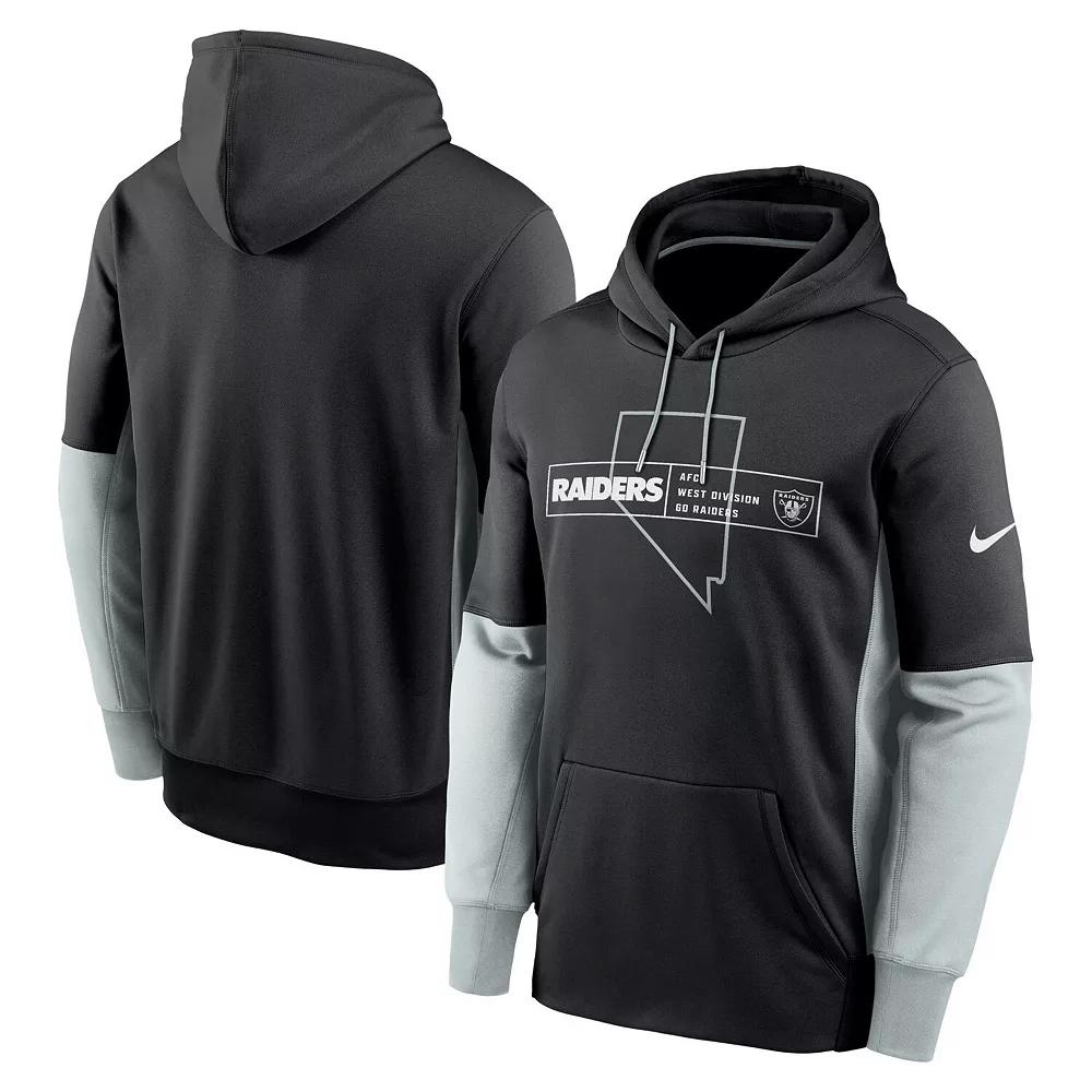 Mens Nike New Orleans Saints Color Block Fleece Performance Pullover Hoodie Product Image