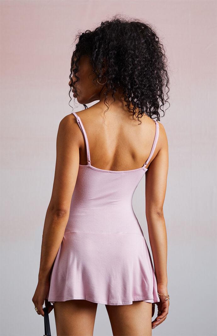 Luna Draped Knit Mini Dress Product Image