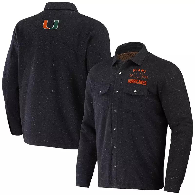 Mens NFL x Darius Rucker Collection by Fanatics Charcoal Denver Broncos Shacket Full-Snap Jacket Product Image